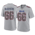 B.Bills #66 Connor McGovern Player Gray Home Game Kdoa Stitched Jerseys