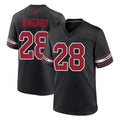 A.Cardinals #28 Andrew Wingard Player Black Alternate Game Kdoa Stitched Jerseys
