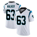 C.Panthers #63 Rasheed Walker Player White Vapor Untouchable Limited Game Kdoa Stitched Jerseys