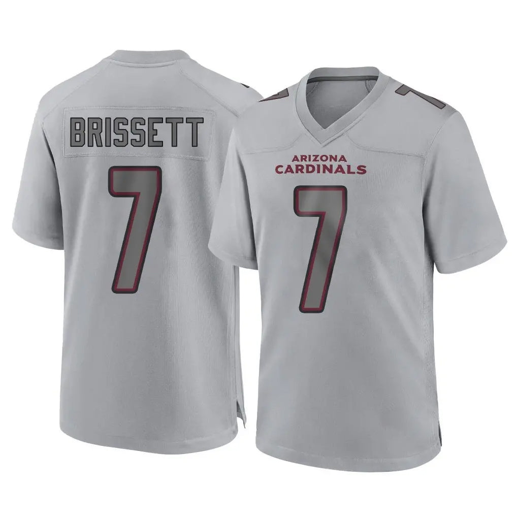 A.Cardinals #7 Jacoby Brissett Player Gray Atmosphere Fashion Home Game Kdoa Stitched Jerseys