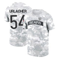 C.Bears #54 Brian Urlacher Player Arctic Camo Salute to Service Performance T-Shirt Limited Kdoa Stitched Jerseys