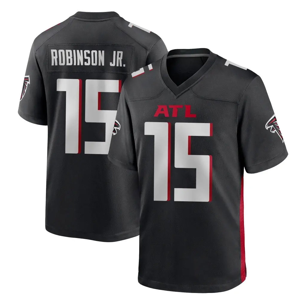 A.Falcons #15 Brian Robinson Player Black Home Game Kdoa Stitched Jerseys