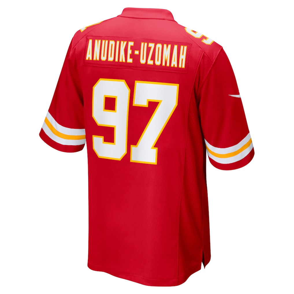 Kdoa KC.Chiefs #97 Felix Anudike-Uzomah Red Game Jersey