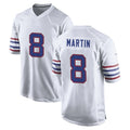 B.Bills #8 Terrel Bernard Player White Alternate Game Kdoa Stitched Jerseys