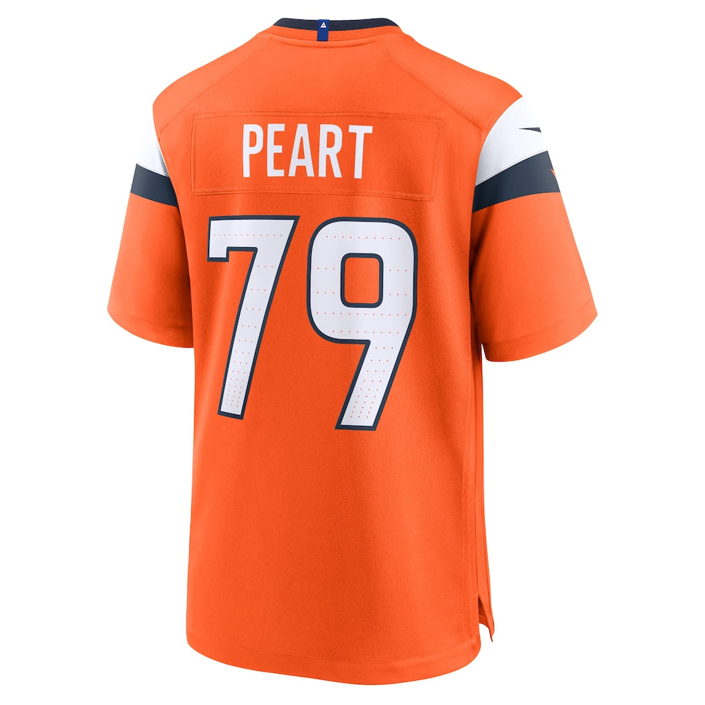 Kdoa D.Broncos #79 Matt Peart Orange Team Game Jersey