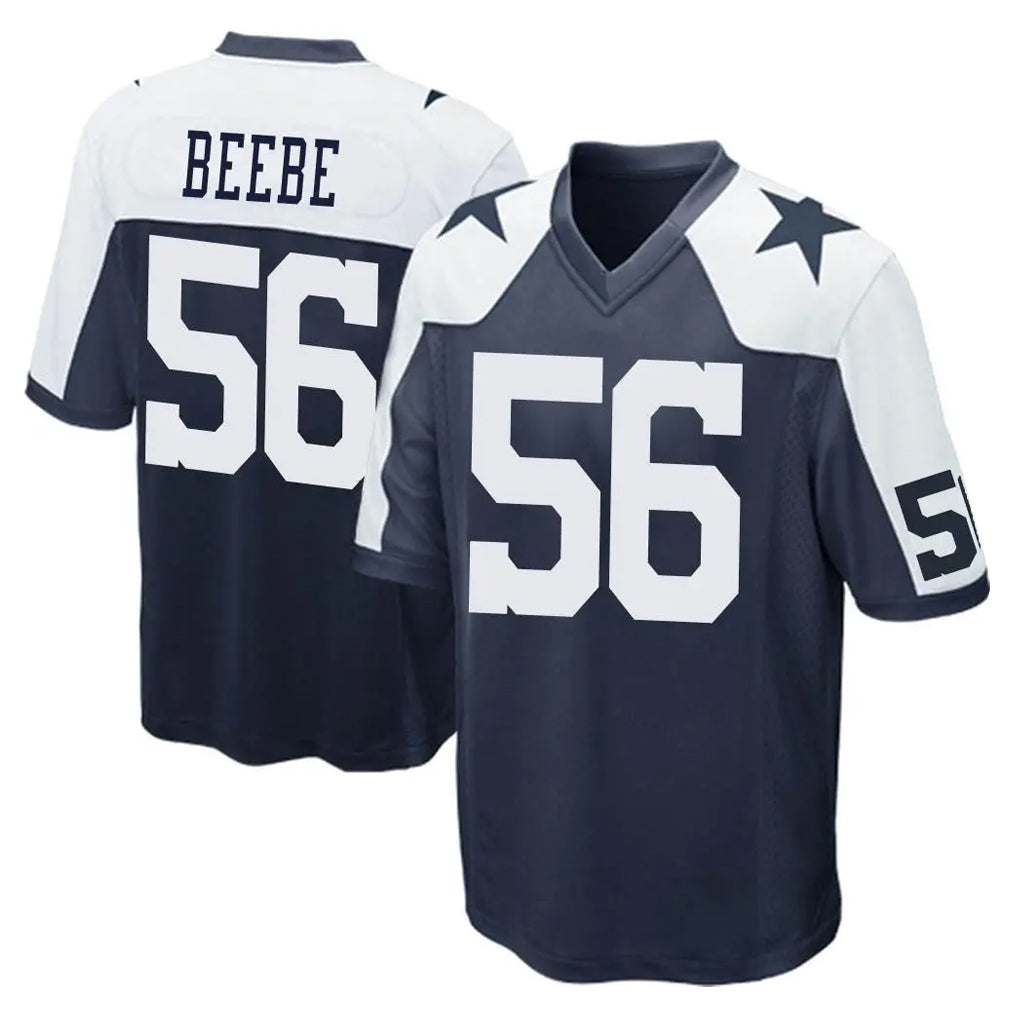 D.Cowboys #56 Cooper Beebe Player Navy-White Alternate Home Game Xdoa Stitched Jerseys