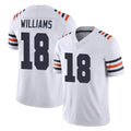 C.Bears #18 Caleb Williams Player White Classic Vapor Limited Home Game Kdoa Stitched Jerseys