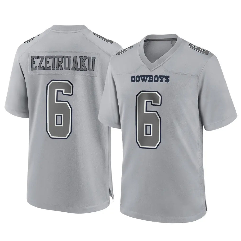 D.Cowboys #6 Donovan Ezeiruaku Player Gray Atmosphere Fashion Home Game Xdoa Stitched Jerseys