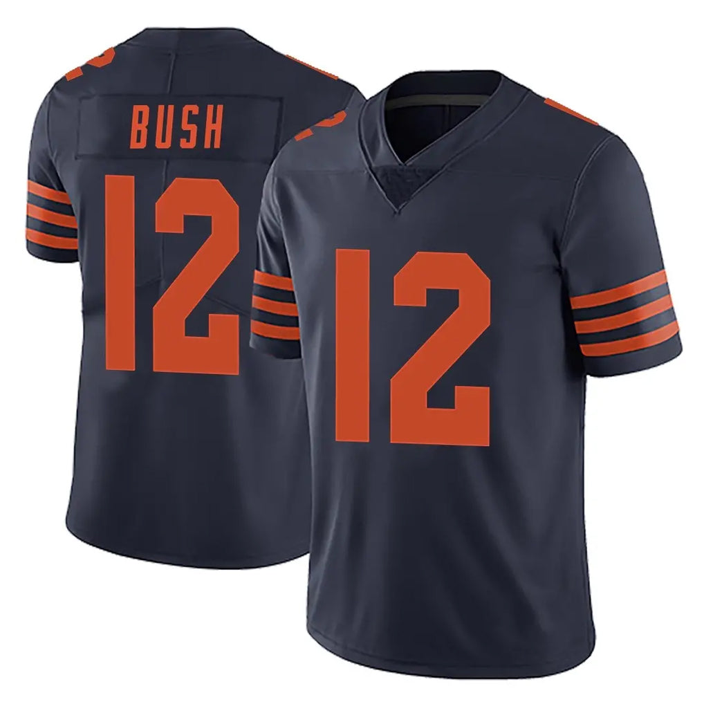C.Bears #12 Devin Bush Player Navy Blue Alternate Vapor Untouchable Limited Kdoa Stitched Jerseys