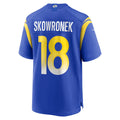 Kdoa LA.Rams #18 Ben Skowronek Royal Game Jersey