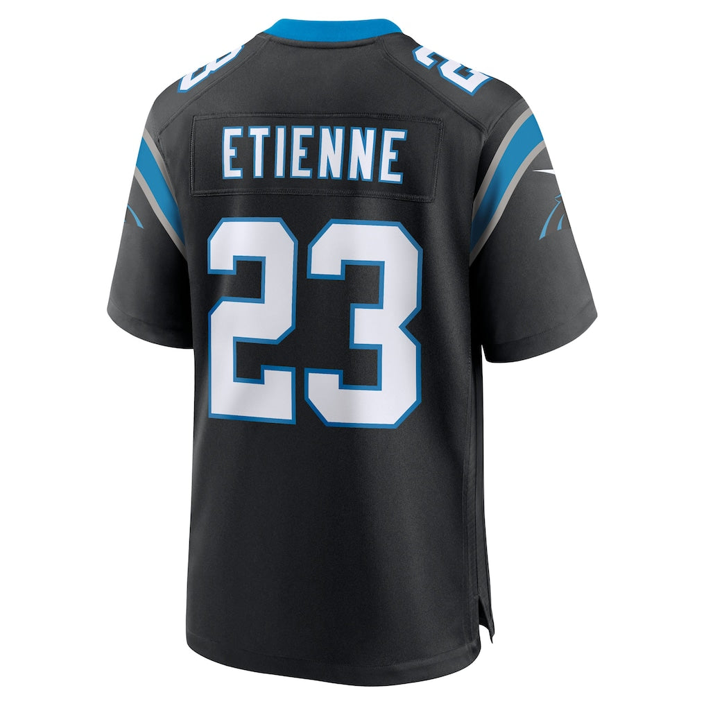 Kdoa C.Panthers #23 Trevor Etienne Black Team Game Jersey