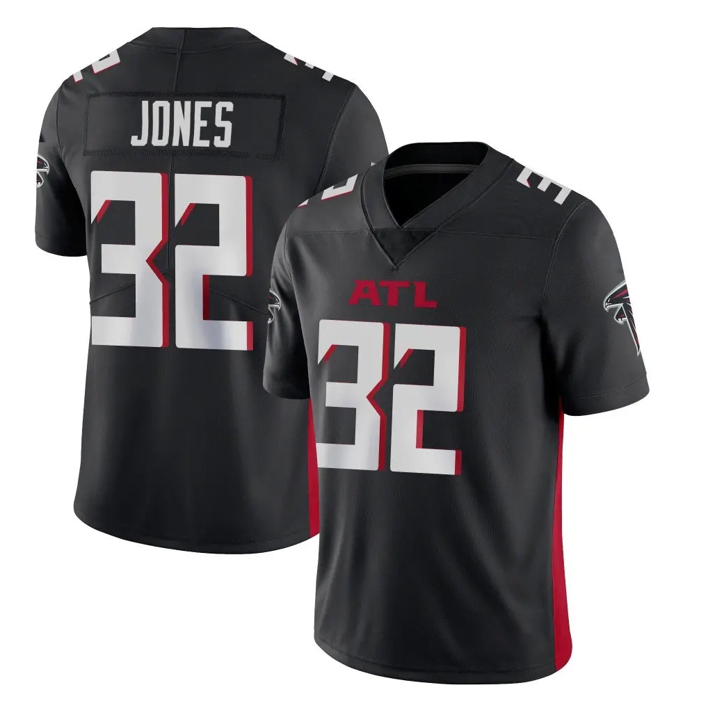 A.Falcons #32 Cash Jones Player Black Vapor Untouchable Limited Home Game Kdoa Stitched Jerseys