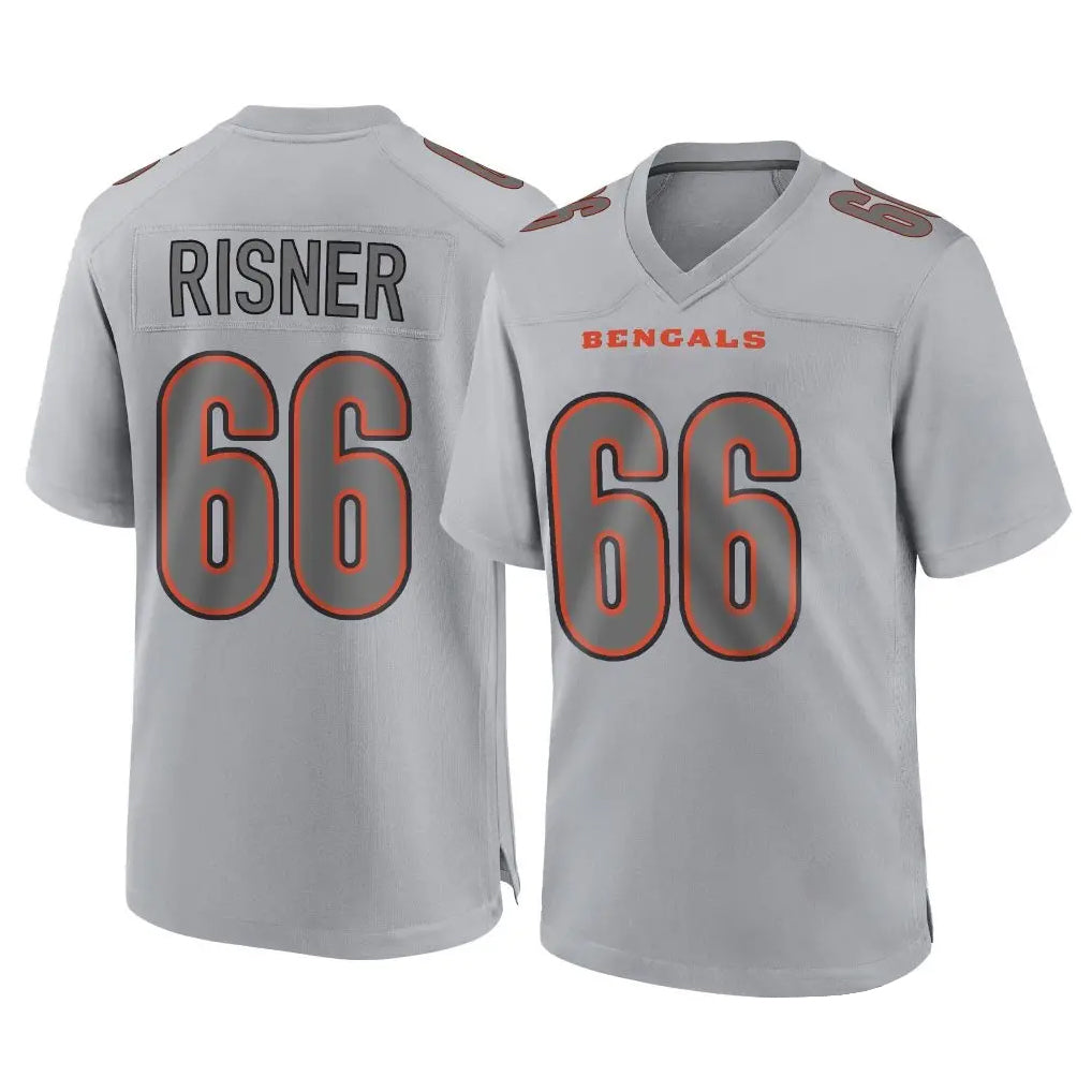 C.Bengals #66 Dalton Risner Player Gray Atmosphere Fashion Game Kdoa Stitched Jerseys
