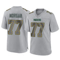 GB.Packers #77 Jordan Morgan Player Gray Atmosphere Fashion Home Game Kdoa Stitched Jerseys