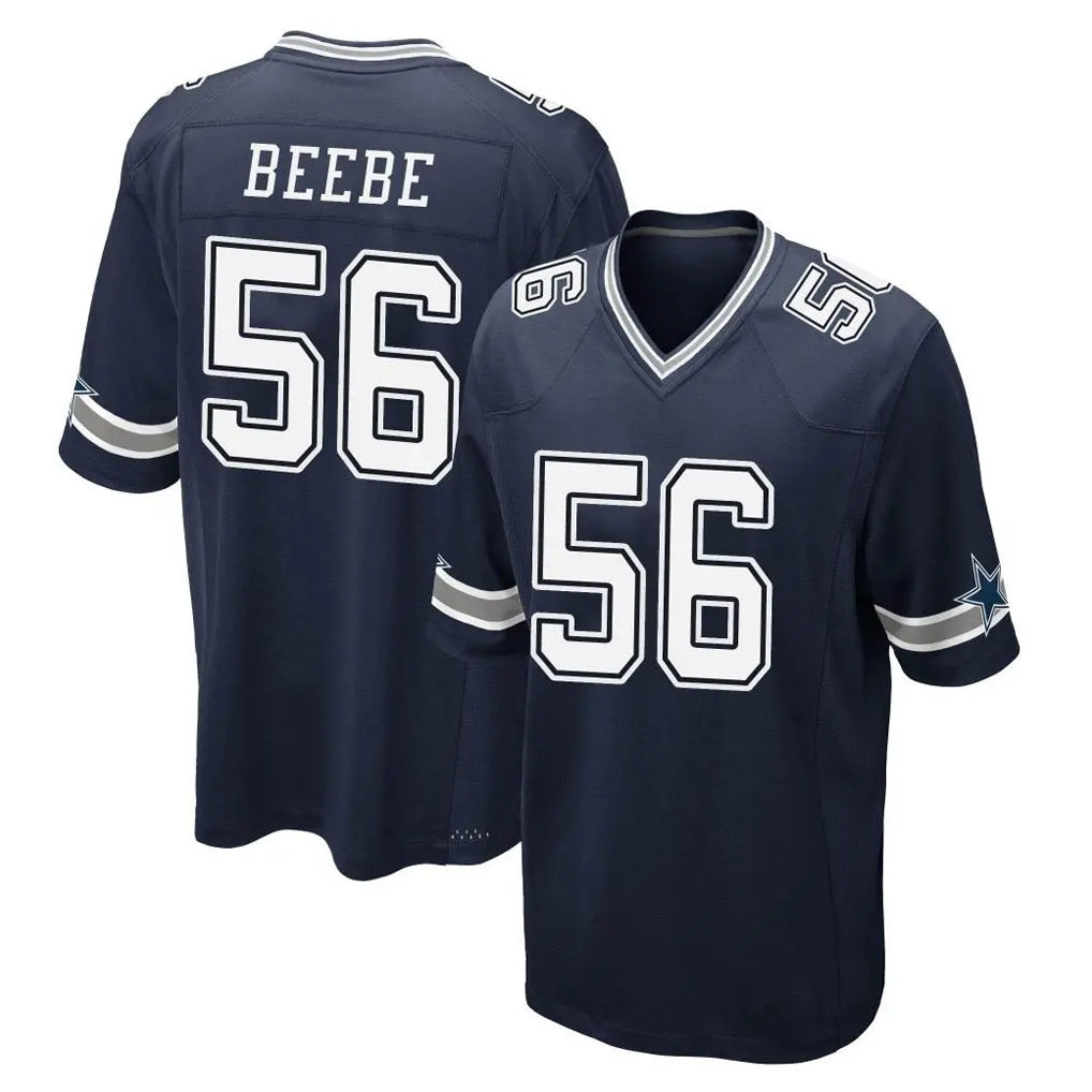 D.Cowboys #56 Cooper Beebe Player Navy Home Game Xdoa Stitched Jerseys