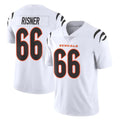 C.Bengals #66 Dalton Risner Player White Vapor Untouchable Limited Home Game Kdoa Stitched Jerseys