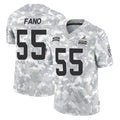 C.Browns #55 Spencer Fano Player Arctic Camo Salute to Service Limited Home Game Kdoa Stitched Jerseys