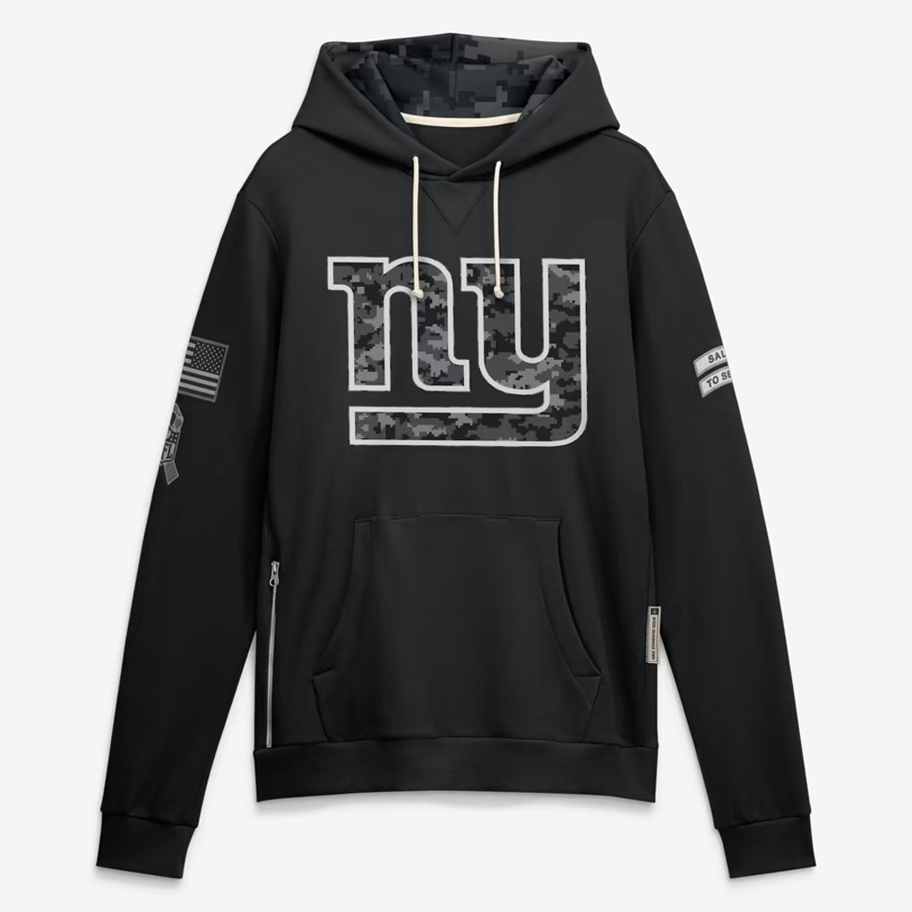 NY.Giants 2026 Black Logo Pullover Hoodies Limited Game Kdoa Stitched Jerseys