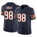 C.Bears #98 Montez Sweat Player Navy Vapor F.U.S.E. Limited Home Game Kdoa Stitched Jerseys