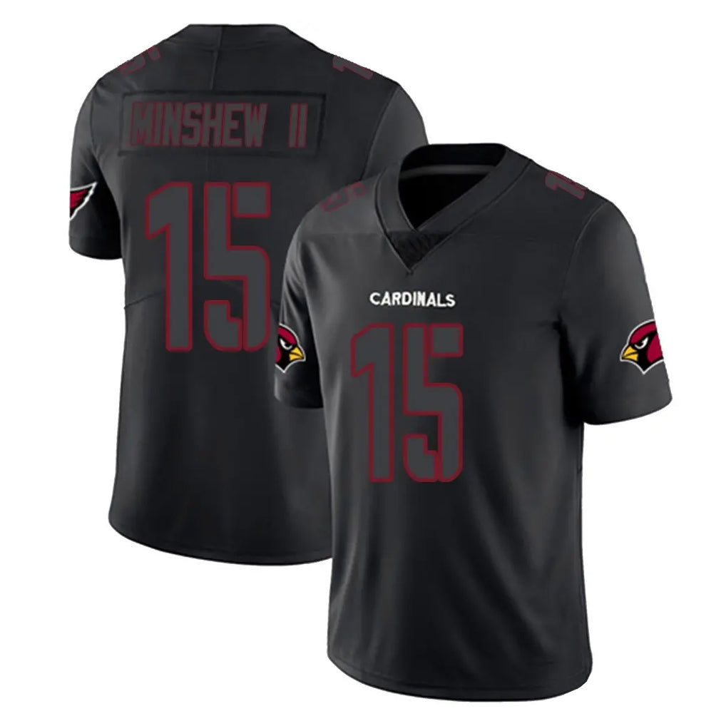 A.Cardinals #15 Gardner Minshew II Player Black Impact Limited Home Game Kdoa Stitched Jerseys