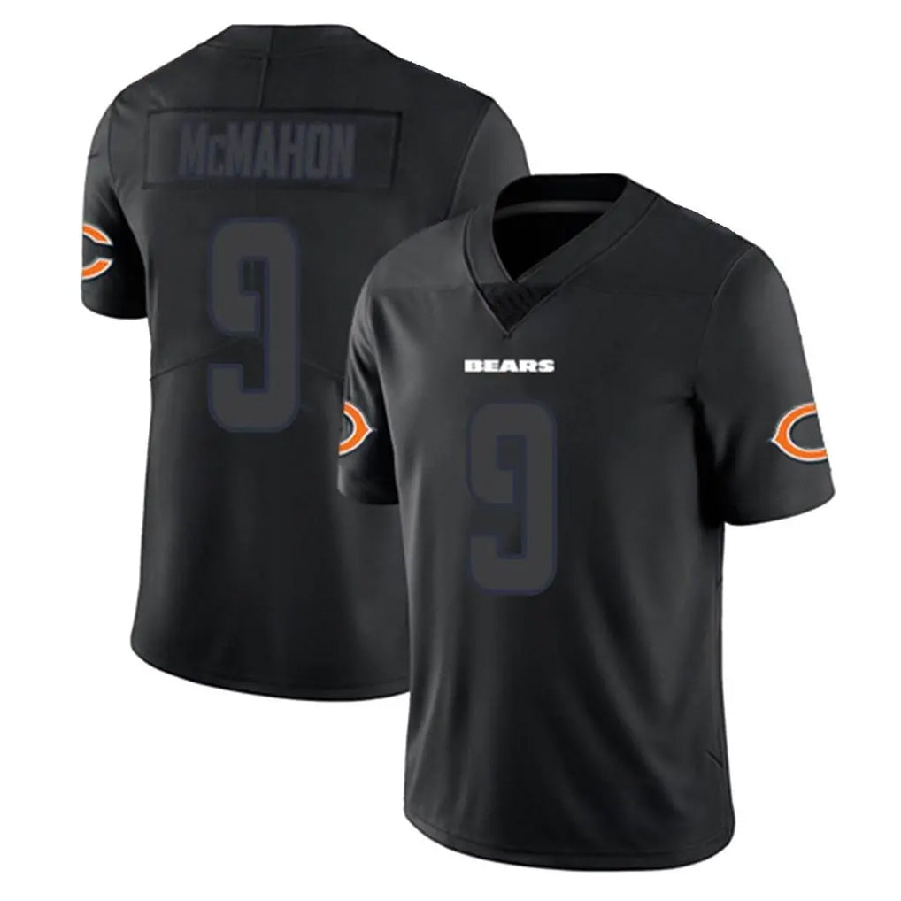 C.Bears #9 Jim McMahon Player Black Impact Limited Game Kdoa Stitched Jerseys