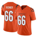 C.Bengals #66 Dalton Risner Player Orange Vapor F.U.S.E. Limited Home Game Kdoa Stitched Jerseys
