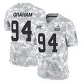 C.Browns #94 Mason Graham Player Arctic Camo Salute to Service Limited Home Game Kdoa Stitched Jerseys
