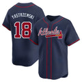 Kdoa A.Braves #18 Mike Yastrzemski player Navy Limited Alternate Stitched Jerseys