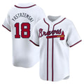 Kdoa A.Braves #18 Mike Yastrzemski player White Limited Home Stitched Jerseys