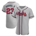 Kdoa A.Braves #23 Michael Harris II player Gray Authentic Road Stitched Jerseys