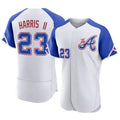 Kdoa A.Braves #23 Michael Harris II player White Authentic City Connect Stitched Jerseys
