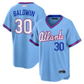 Kdoa A.Braves #30 Drake Baldwin player Blue 2026 City Connect Stadium Stitched Jerseys