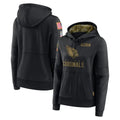 Kdoa A.Cardinals Black Salute to Service Limited Hoodies Blank Player Stitched Jerseys