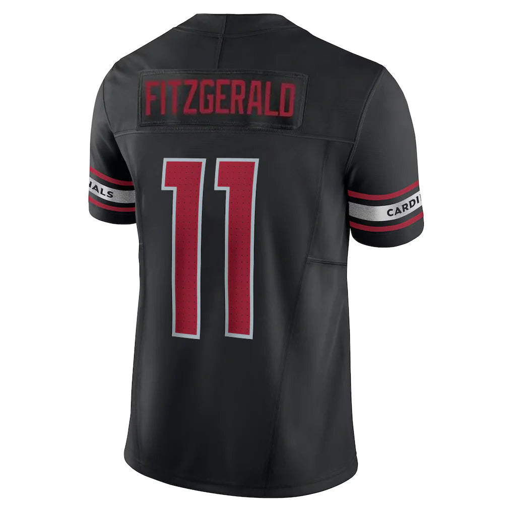 Kdoa A.Cardinals #11 Larry Fitzgerald Player Black Vapor F.U.S.E. Limited Home Game Stitched Jerseys