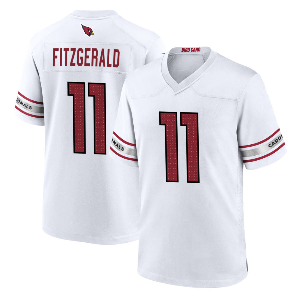 Kdoa A.Cardinals #11 Larry Fitzgerald Player White Home Game Stitched Jerseys