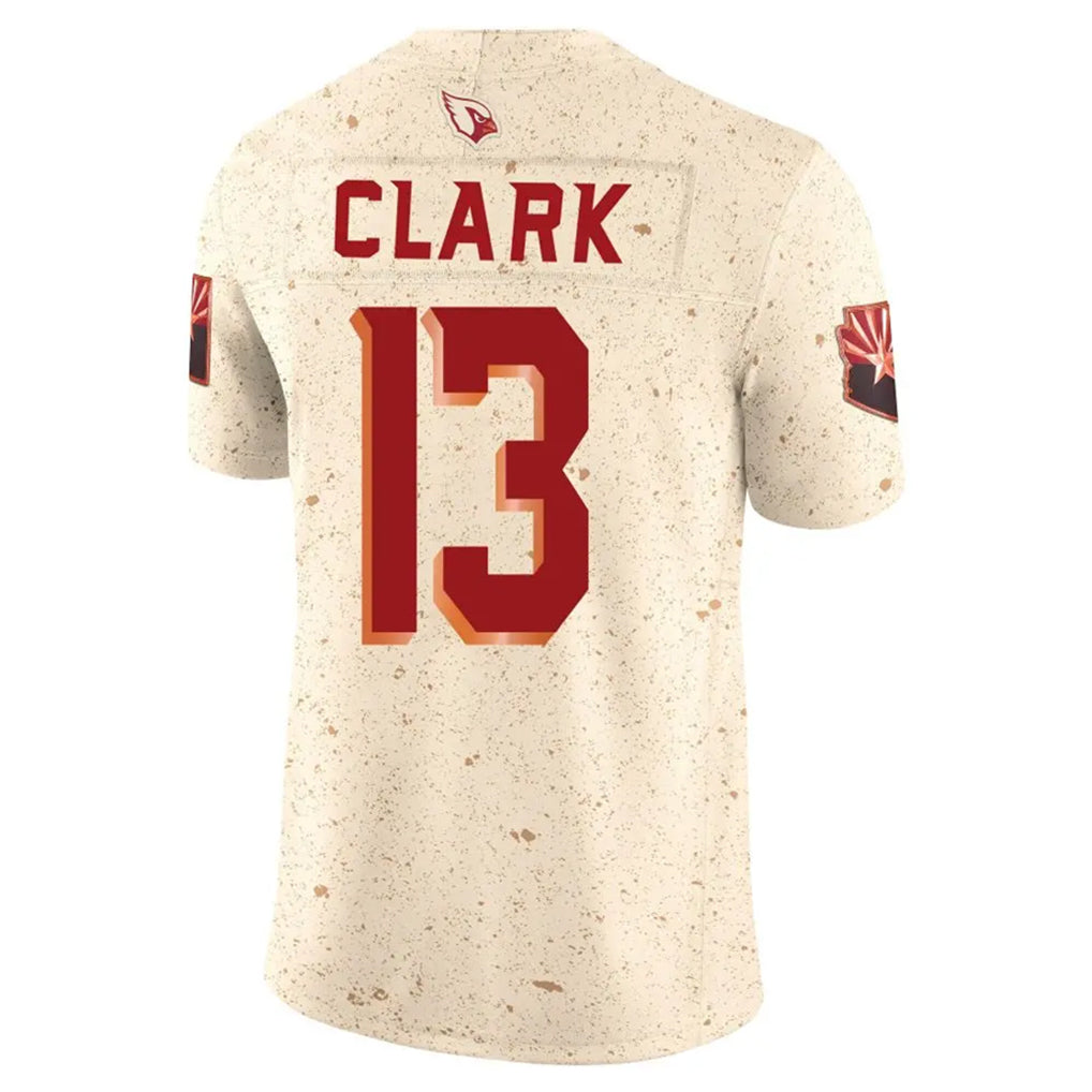 Kdoa A.Cardinals #13 Kei'Trel Clark Player Cream Rivalries Collection Vapor Limited Home Game Stitched Jerseys