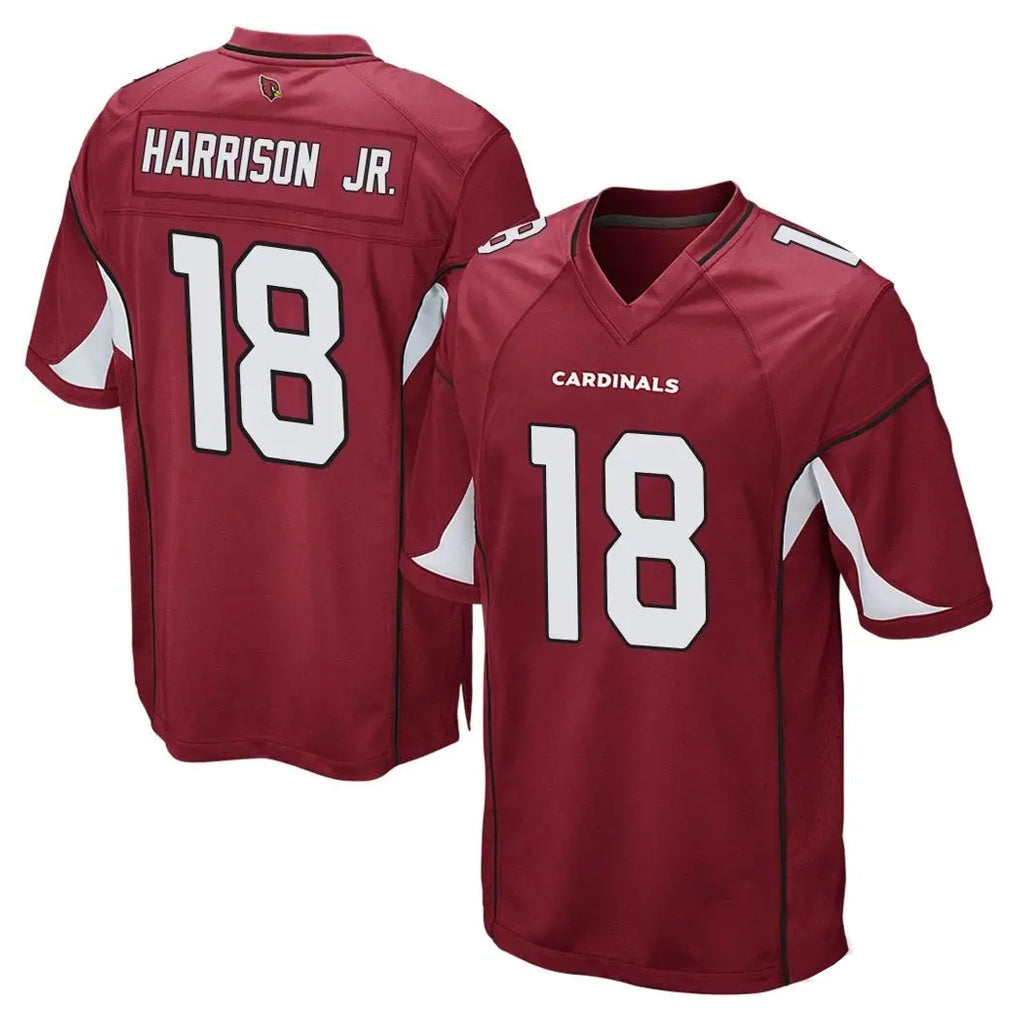 Kdoa A.Cardinals #18 Marvin Harrison Jr. Player Cardinal Home Game Stitched Jerseys