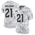 Kdoa A.Cardinals #21 Garrett Williams Player Camo Salute to Service Limited Stitched Stitched Jerseys