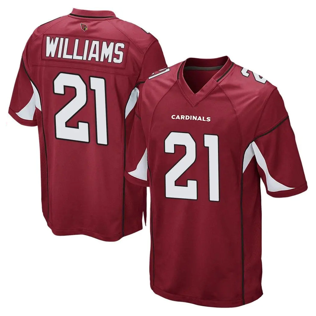 Kdoa A.Cardinals #21 Garrett Williams Player Cardinal Home Game Stitched Jerseys