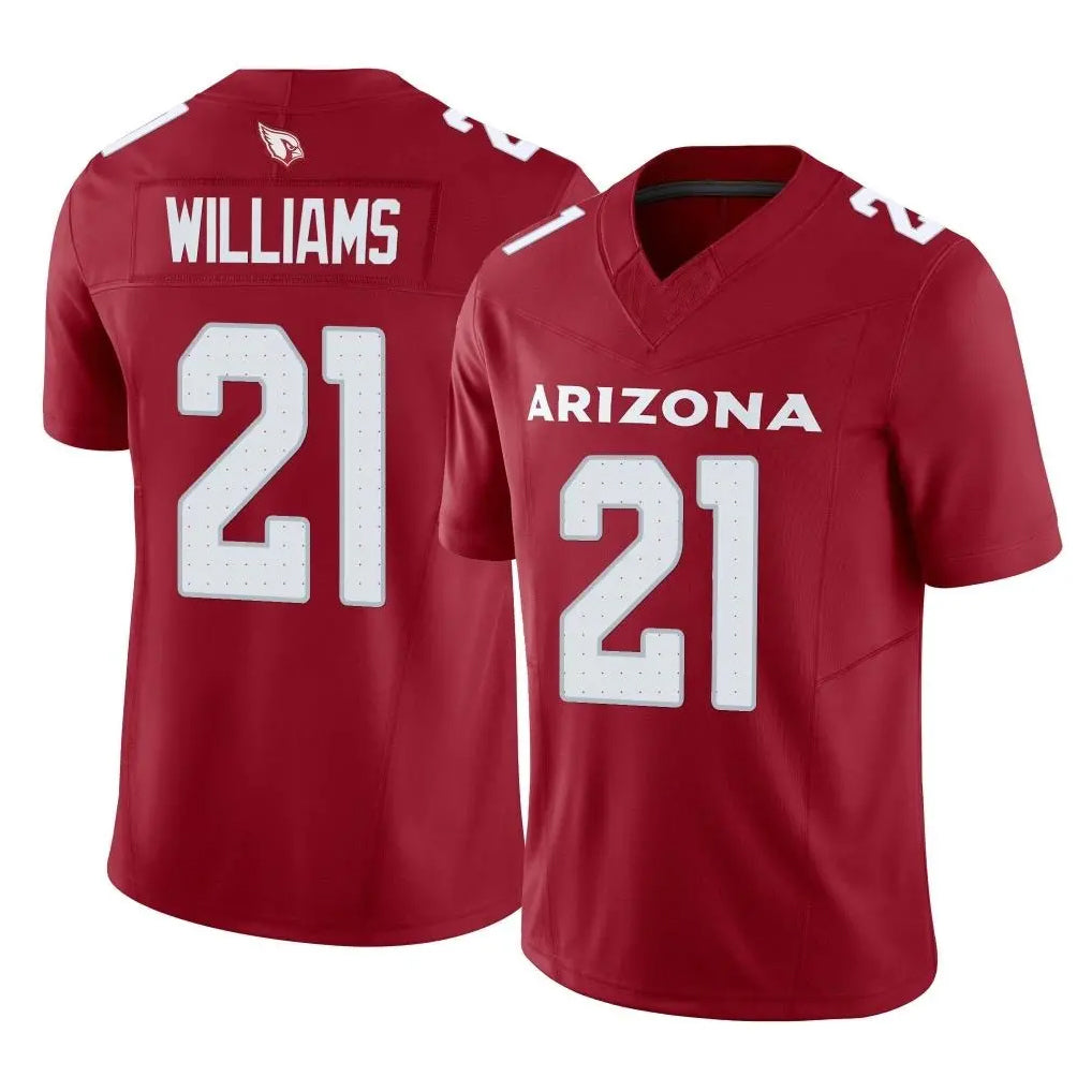 Kdoa A.Cardinals #21 Garrett Williams Player Cardinal Vapor F.U.S.E. Limited Home Game Stitched Jerseys