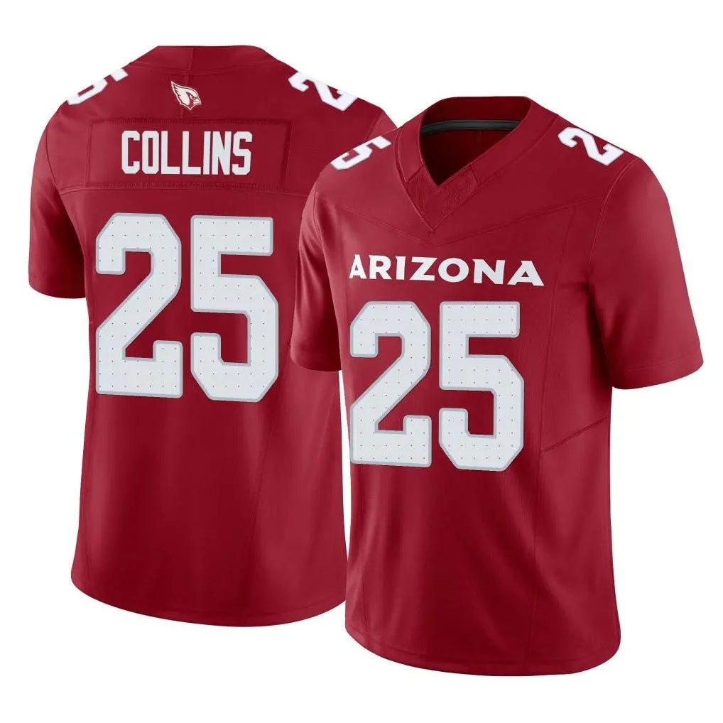 Kdoa A.Cardinals #25 Zaven Collins Player Cardinal Vapor F.U.S.E. Limited Home Game Stitched Jerseys