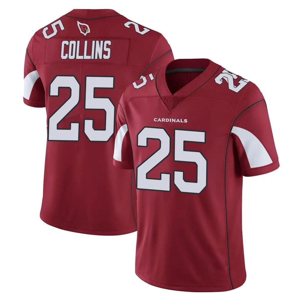 Kdoa A.Cardinals #25 Zaven Collins Player Cardinal Vapor Limited Home Game  Stitched Jerseys