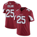 Kdoa A.Cardinals #25 Zaven Collins Player Cardinal Vapor Limited Home Game  Stitched Jerseys