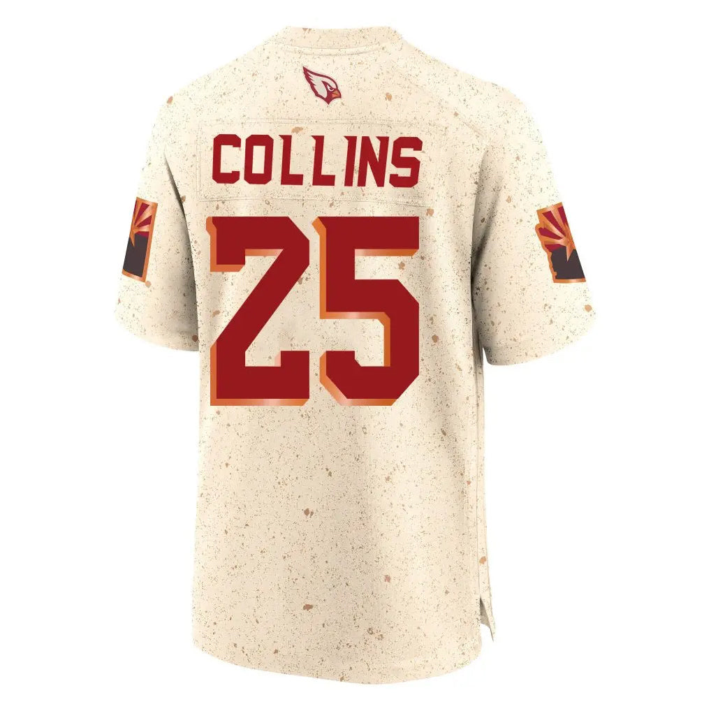 Kdoa A.Cardinals #25 Zaven Collins Player Cream Rivalries Collection Game Stitched Jerseys