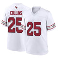 Kdoa A.Cardinals #25 Zaven Collins Player White Home Game Stitched Jerseys