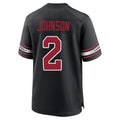Kdoa A.Cardinals #2 Will Johnson Player Black Alternate Game Stitched Jerseys
