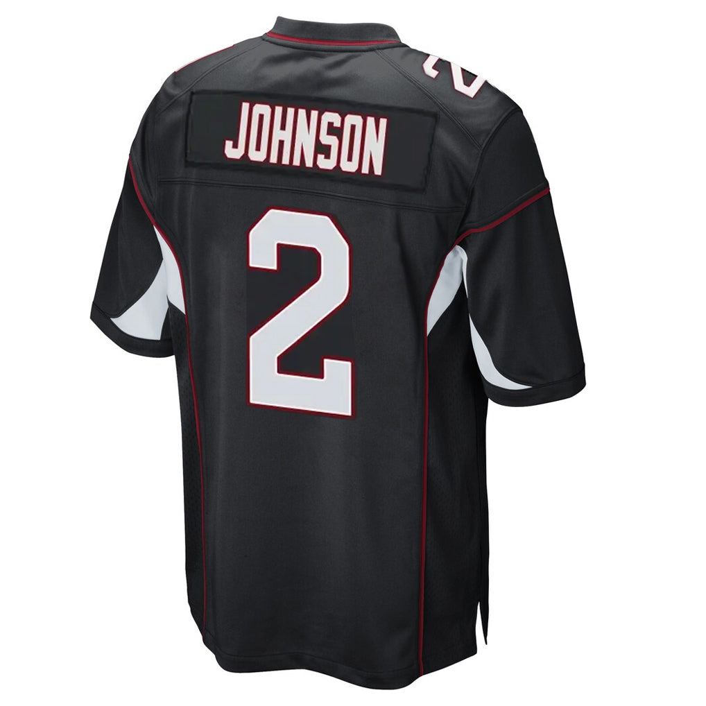 Kdoa A.Cardinals #2 Will Johnson Player Black Home Game Stitched Jerseys