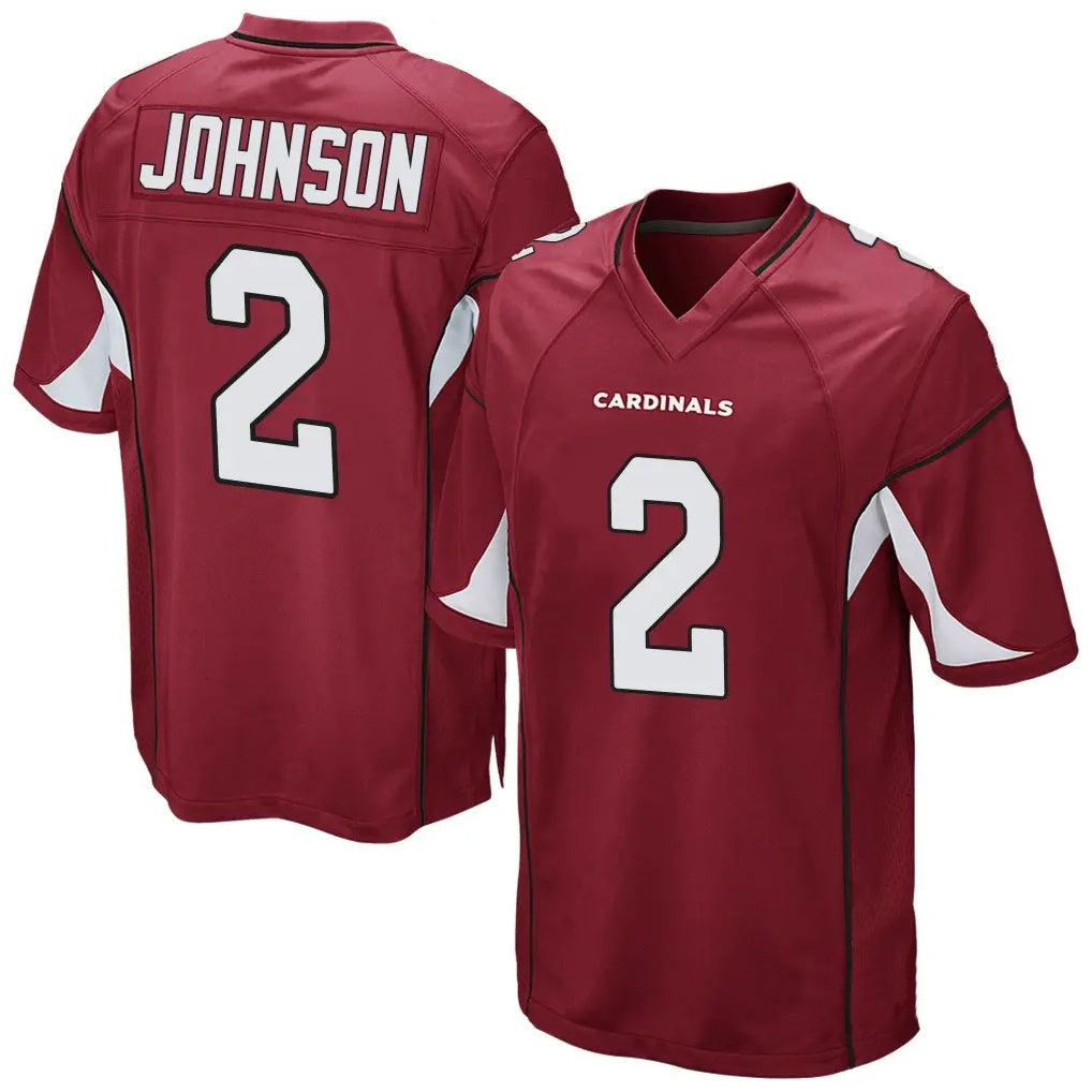 Kdoa A.Cardinals #2 Will Johnson Player Cardinal Home Game Stitched Jerseys