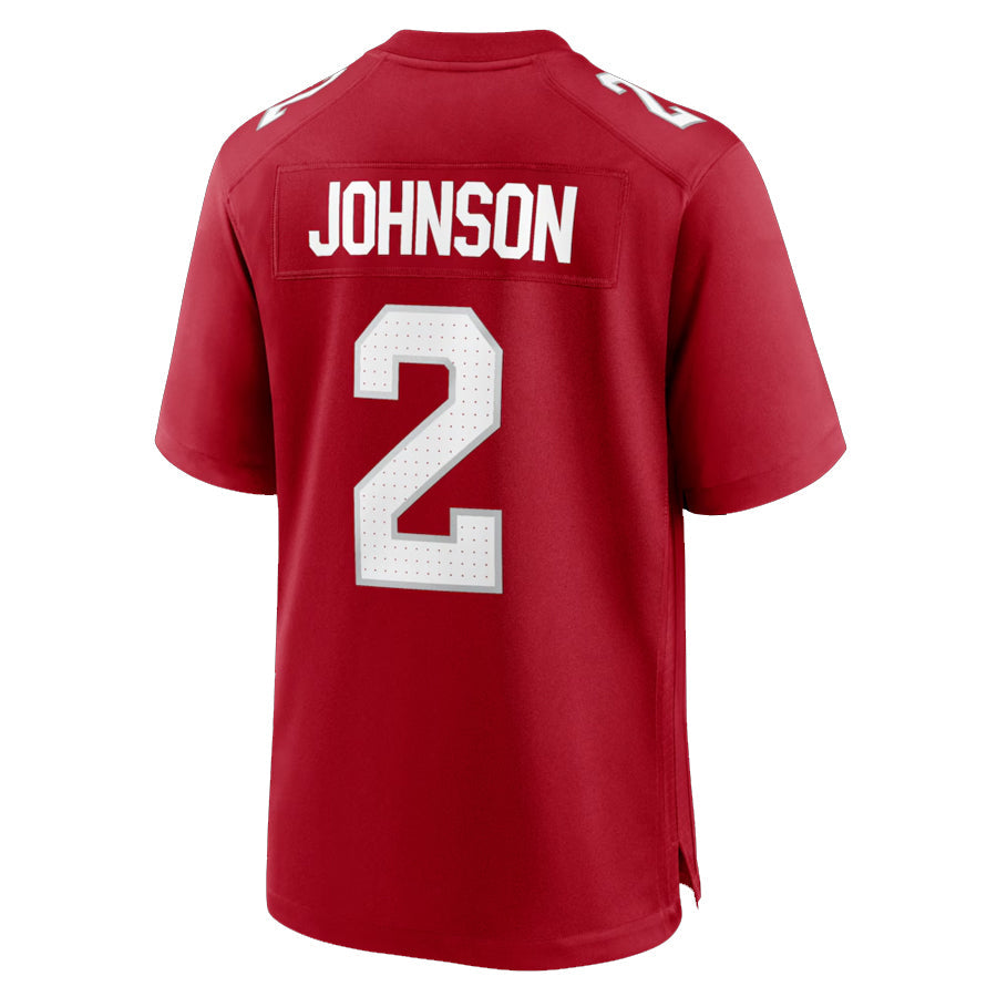 Kdoa A.Cardinals #2 Will Johnson Player Cardinal Limited Home Game Stitched Jerseys
