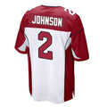 Kdoa A.Cardinals #2 Will Johnson Player White Cardinal Home Game Stitched Jerseys
